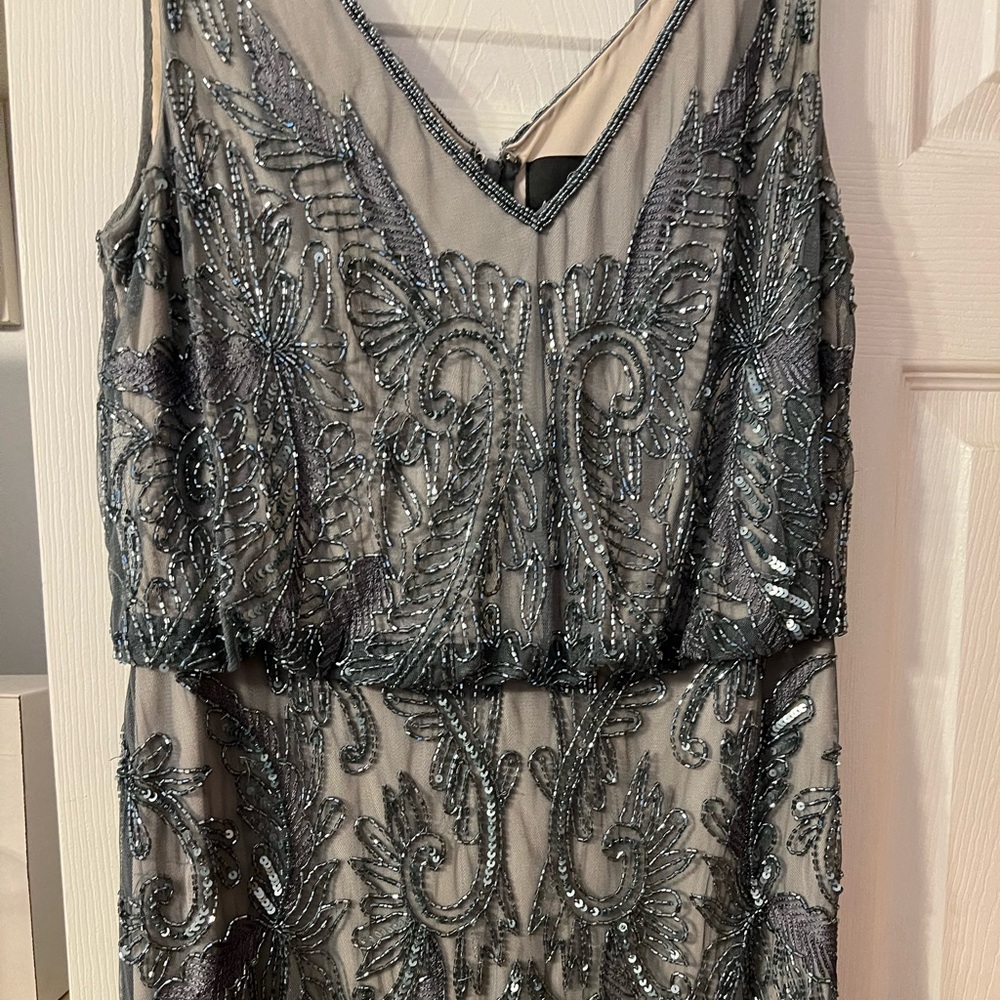 Size 6 Adrianna Papell beaded gown